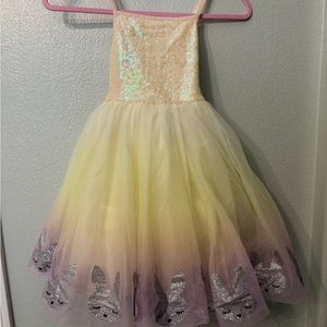 **Like New** Zunie Girls Sequin Mikado Party / Easter Dress